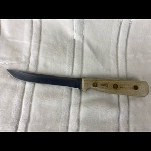 VINTAGE Chicago Cutlery ~ Walnut Handle ~ 61S 6” Boning Knife